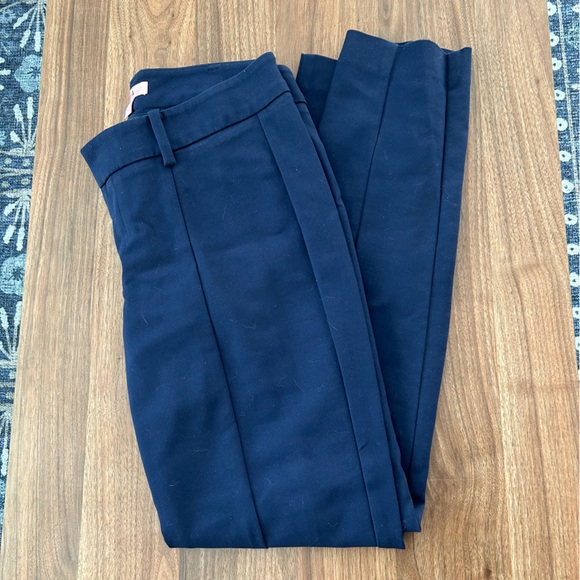 Lilly Pulitzer Navy Blue Chantal Stretch Dinner Pant - Picture 1 of 6